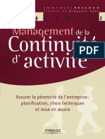 Management de La Continuité D'activité