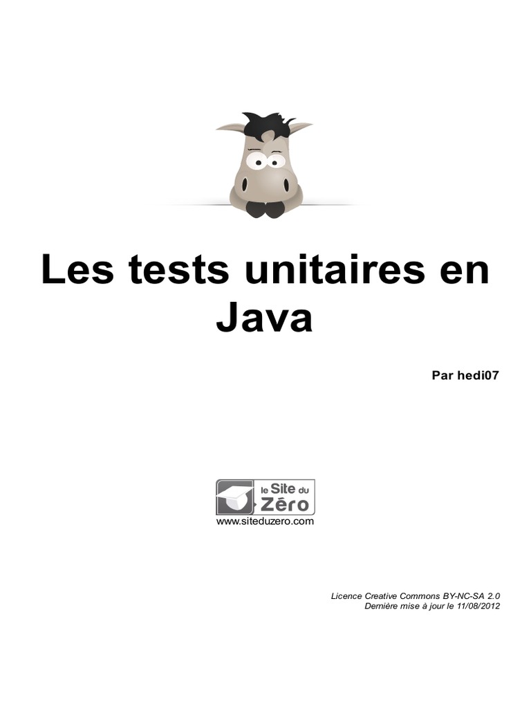 Tests unitaires en Java : Guide pratique | PDF | Java (Langage de ...