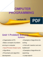 Computer Programming Lecture 3