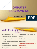 Computer Programming Lecture 6