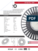 Ficha Técnica - High Bay LED DXpro 100W PDF