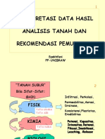 Interprtesi Analisis Tanah-Rekomendasi