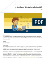 Will A Programming Boot Camp Help Me Get A Coding