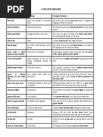 Colour Idioms