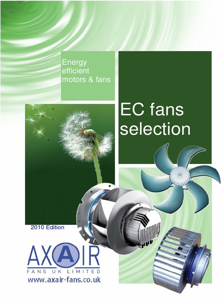 Axair Fans EC Fan Technology PDF Electric Motor Alternating Current