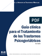 Clínica Guia Para El Tratamiento de Trastornos Psicogeriátricos