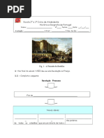 As Invasões Napoleónicas - Ficha de Avaliação