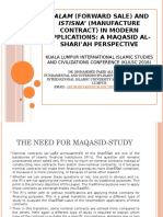 Modern Islamic Finance Contracts