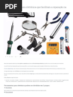 18 Ferramentas para Eletrônica Que Facilitam A Reparação Na Bancada