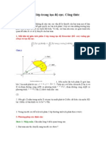 Tích phân hai lớp trong tọa độ cực. Công thức đổi biến