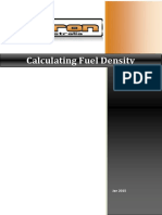 Calculating Fuel Density