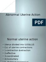 Abnormal Uterine Action