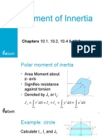 Moment of Innertia: Chapters 10.1, 10.2, 10.4 & 10.8