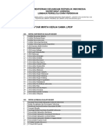 Daftar Mitra Kerja Sama LPDP