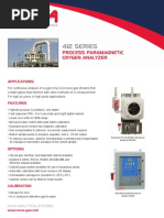 412 Process O2 by Paramagnetic Analyzer