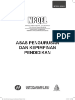 Nota Modul ASAS-Asas Pengurusan Dan Kepimpinan Pendidikan