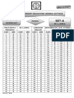 Otet Scoring Key 2016 2ND (P 1) 20161128