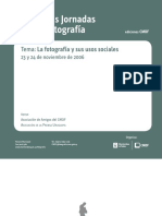 Memorias Segundas Jornadas Sobre Fotografia