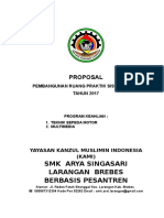 Contoh Proposal Pengajuan RPS SMK Arya Singasari Larangan Brebes