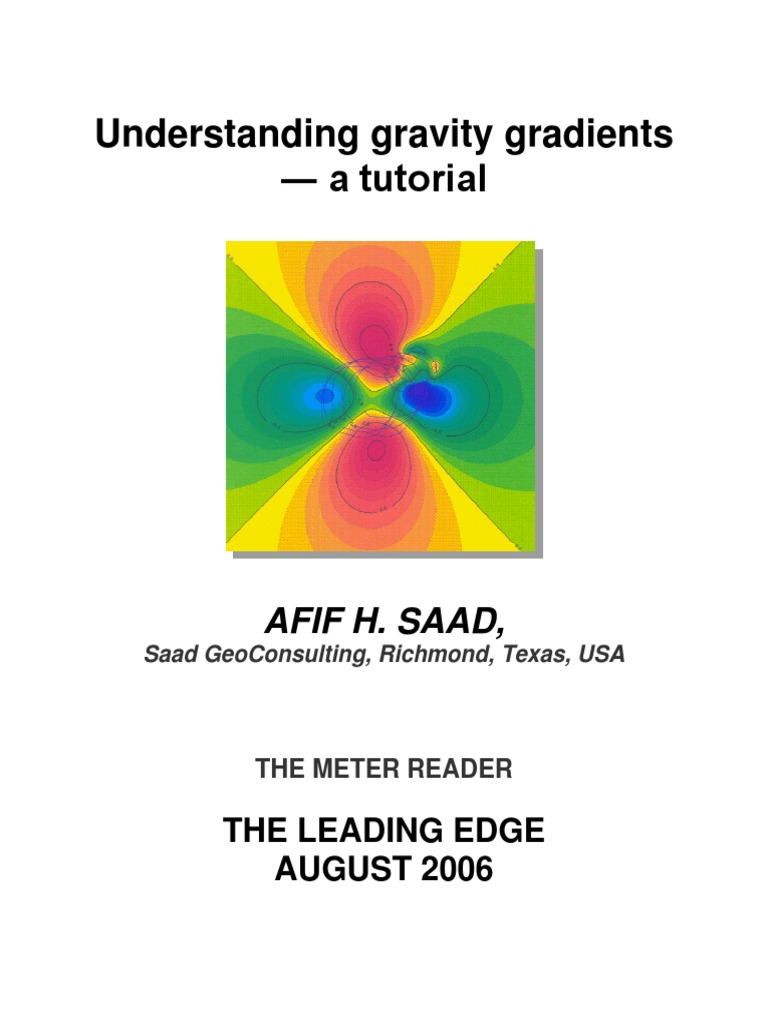 Gravity Gradient Interpretation Guide | PDF | Gradient | Geophysics