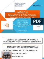 Unidad V Dinamica Rotacional Fisica I. Iuts. Nicolas Infante