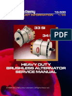 Delco Remy 33/34SI alternator 
