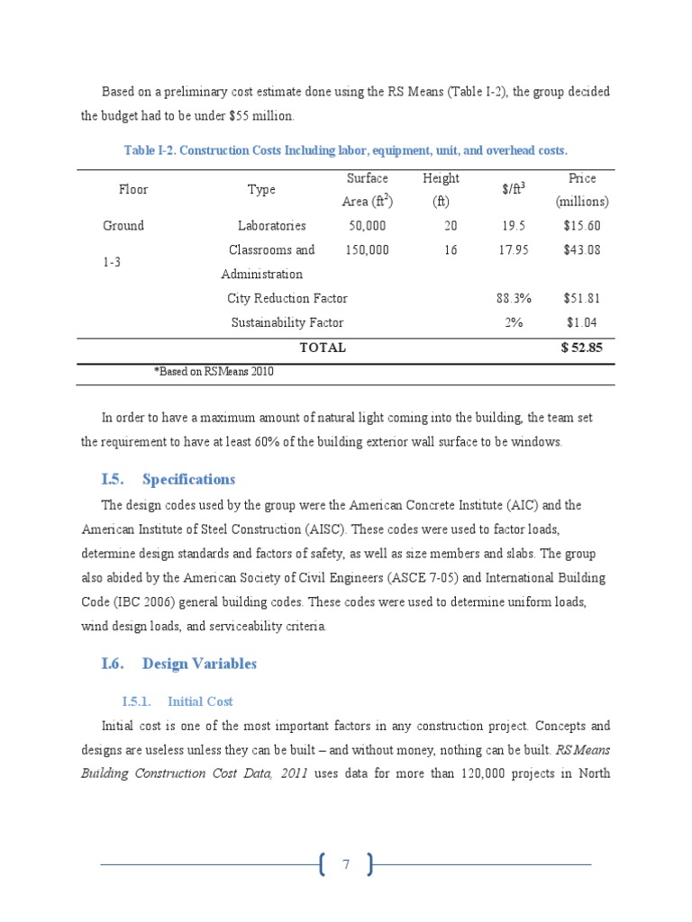 Cost Estimate for Building Projects | PDF