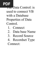 The Data Control