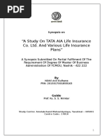 A Study On TATA AIA Life Insurance Co. Ltd. and Various Life Insurance Plans