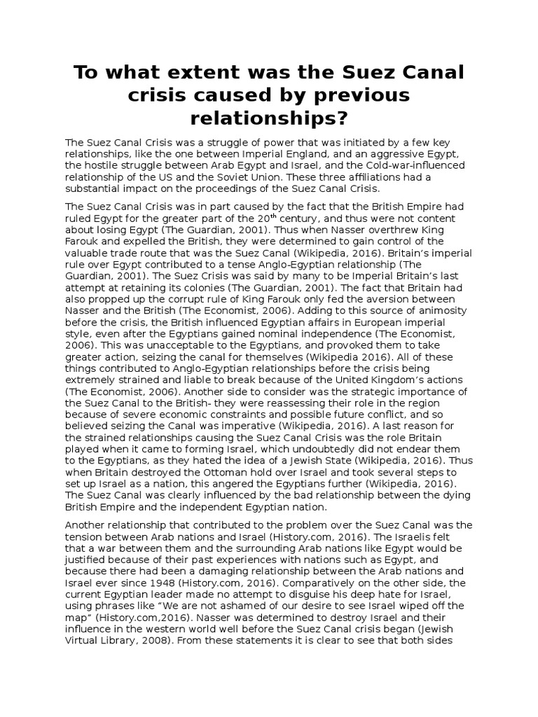 Essay egypt crisis 08 picture