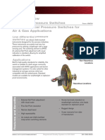Cameron 107 Differential Pressure Switches Technical Data Sheet