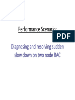 Performance Scenario Sudden Slowdown On Rac