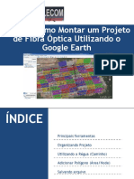 Como montar projeto de fibra óptica no Google Earth