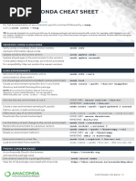 Conda Cheatsheet