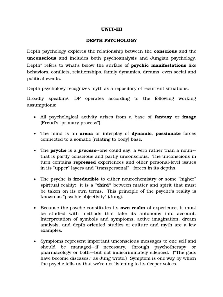 An Intro to Depth Psychology   Evolve In Nature