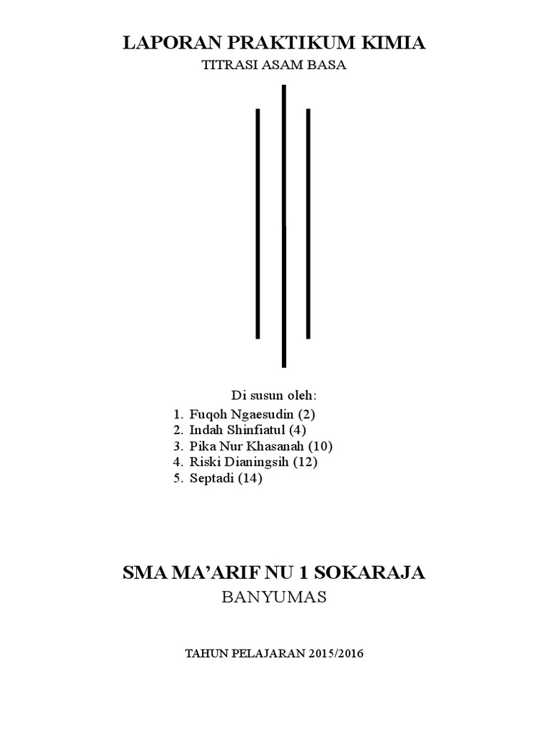 Laporan Praktikum Titrasi Asam Basa Fix