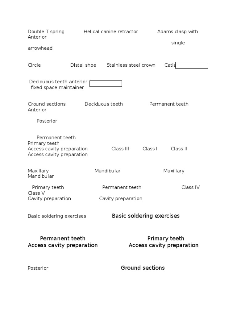 Basic Soldering Exercises PDF