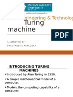 Turing Machine: School of Engineering & Technology