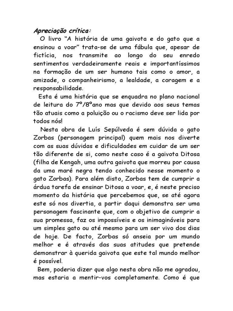 Nesse Texto O Homem Oferece Um Doce Ao Gato Porque