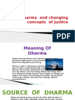 Dharma and Changing Concepts of Justice