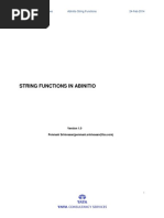 AbInitio String Functions