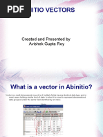 Abinitio Vectors