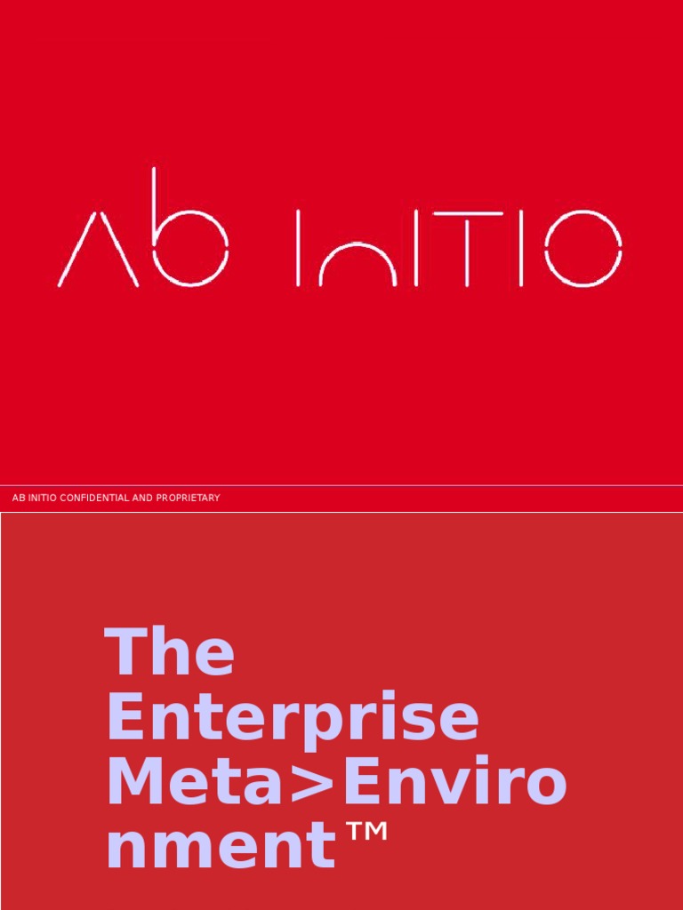 Ab Initio Session6 PDF Metadata Proprietary Software