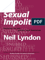 Sexual Impolitics: Heresies On Sex, Gender and Feminism - Neil Lyndon