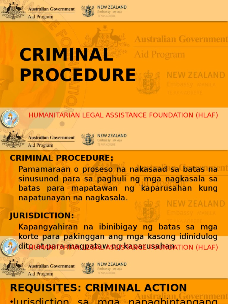 HLAF Criminal Procedure Tagalog Bail Plea