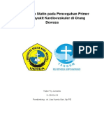 Makalah Penggunaan Statin Pada Pencegahan Primer Untuk Penyakit Kardiovaskuler Di Orang Dewasa