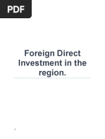 Fdi in Our Region Central America