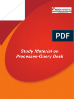 Study Material On Processes-Query Desk