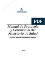 Manual de Ceremonial y Protocolo MINSA.doc