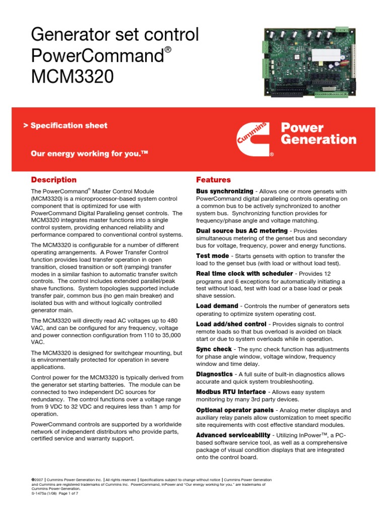 MCM 3320 | PDF | Relay | Amplifier